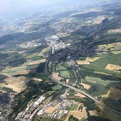 Flugwegposition um 12:22:03: Aufgenommen in der Nähe von Rhein-Neckar-Kreis, Deutschland in 1471 Meter